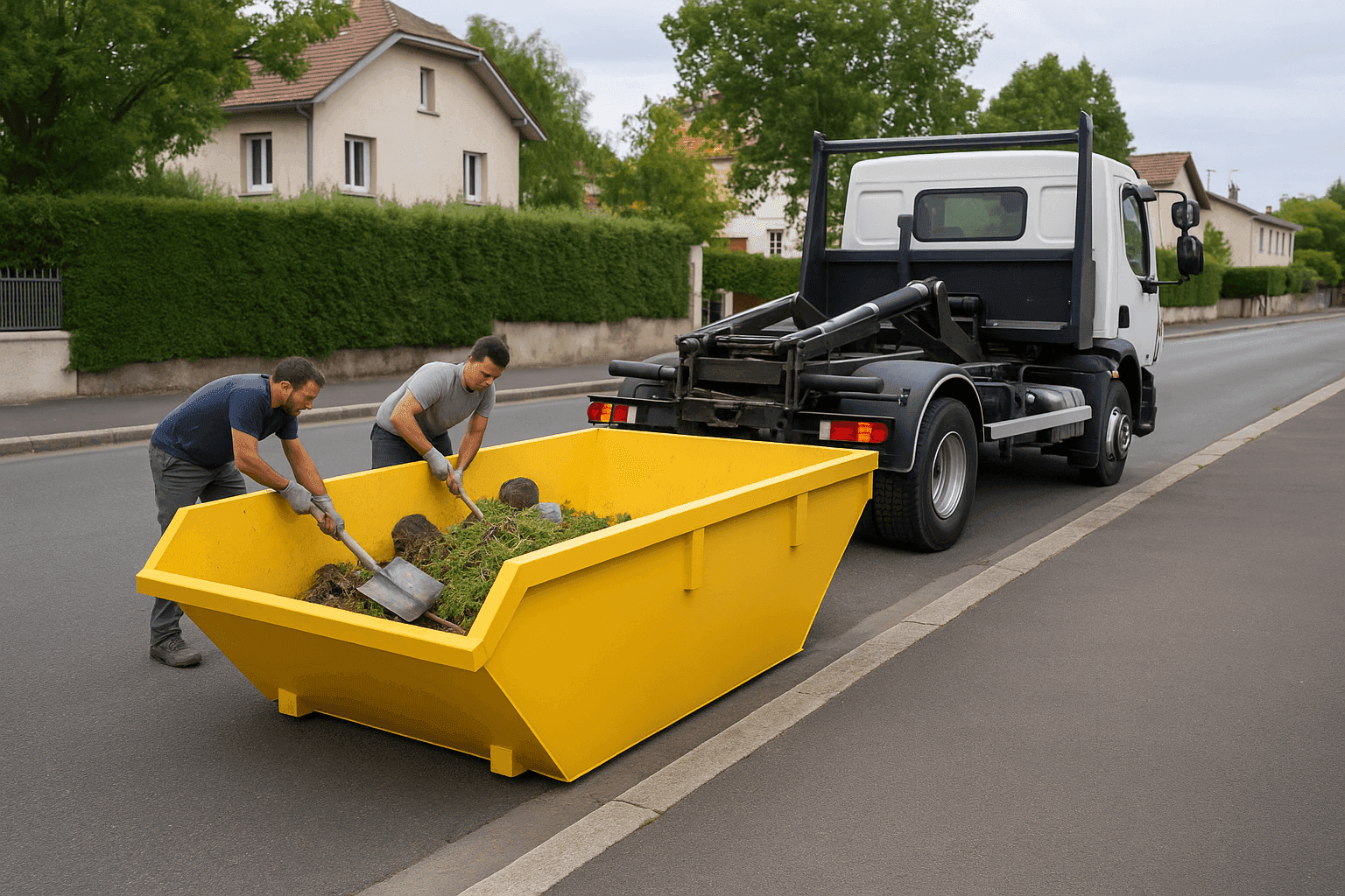 Location Benne en Chargement Express