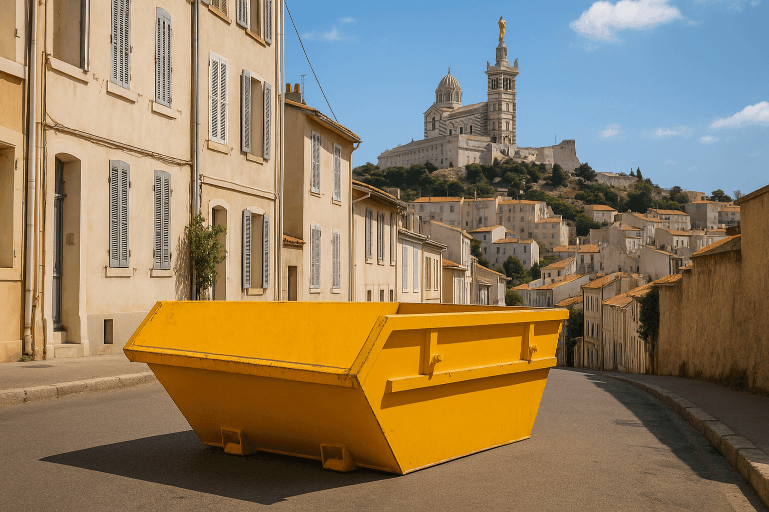 Quel est le prix d’une location de benne à Marseille (13) ?