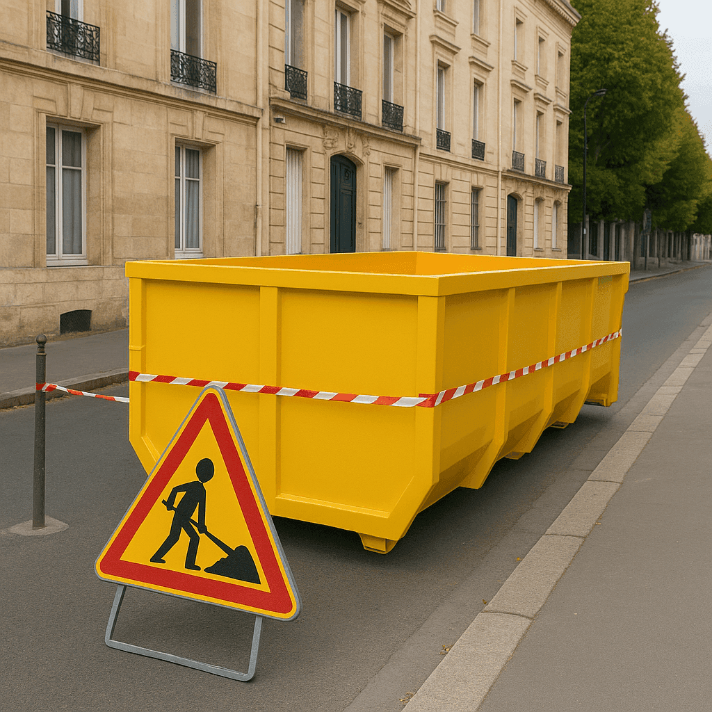 Faut-il une autorisation pour poser une benne sur la voie publique ?